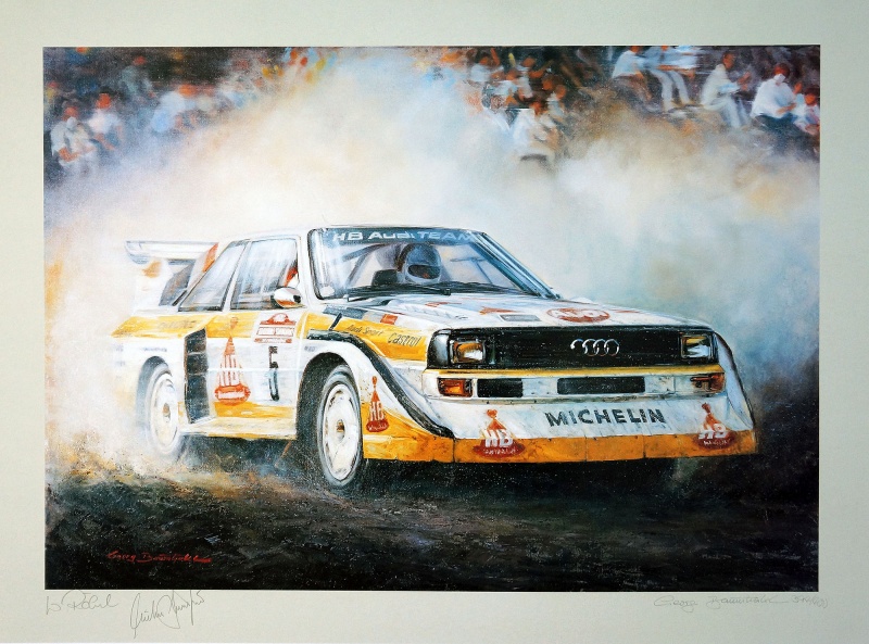 Audi Sport quattro E2, Walter Röhrl - Christian Geistdörfer, Rallye Sanremo 1985