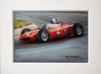  von Trips bei Ferrari 4-fach F1 Sieg im Dino 156 - Spa 1961