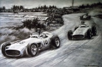 Juan Manuel Fangio W 196 Mercedes Benz