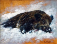 Erlegter Keiler